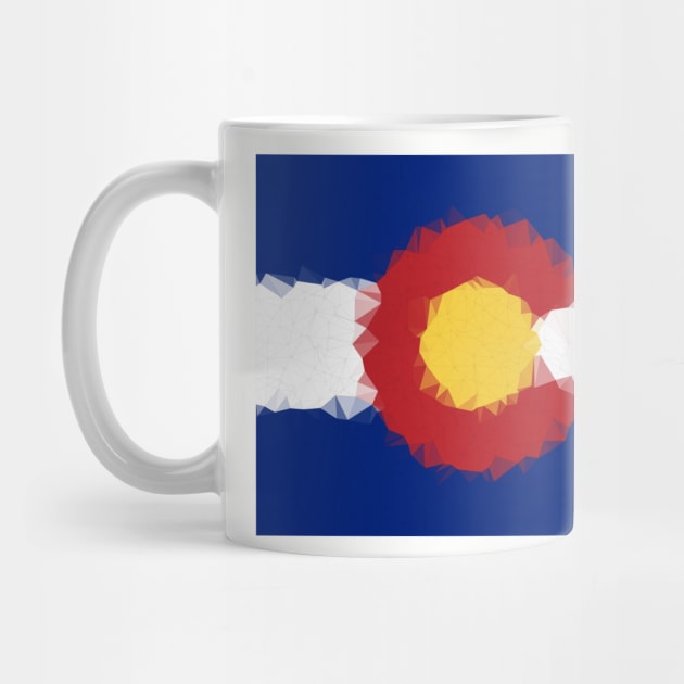 Low Poly Colorado Flag by TRIME